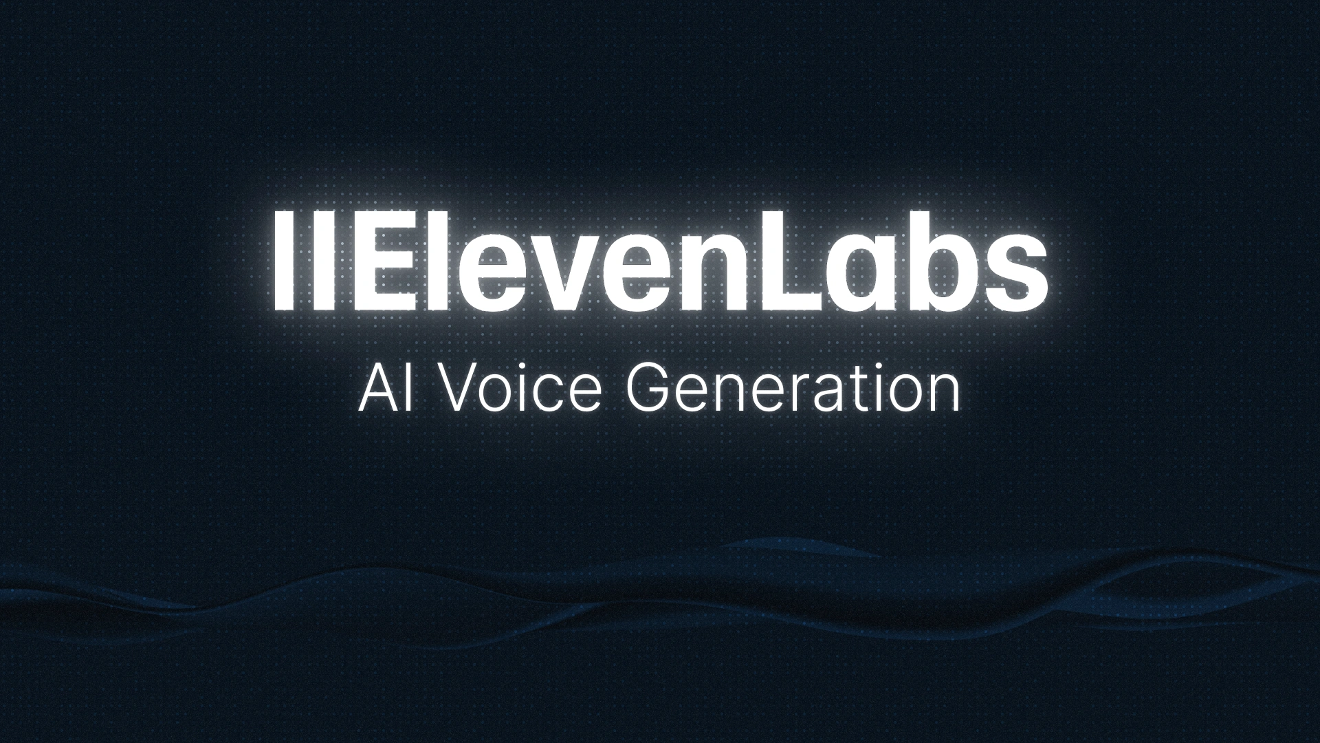 ElevenLabs AI Voice Generation